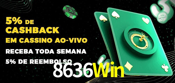 Promoções do cassino ao Vivo 8636Win